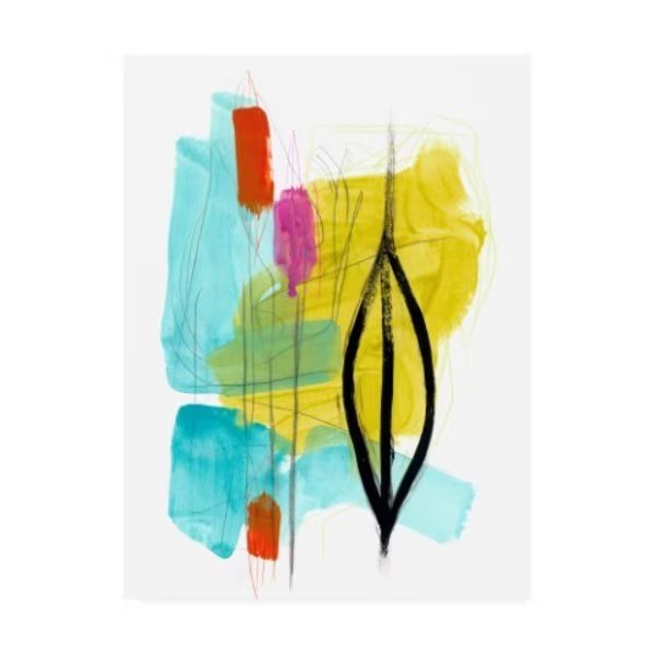 June Erica Vess 'Fringe Aspect I' Canvas Art, 14x19, Trademark Fine Art, Mfr#: WAG11773-C1419GG